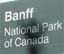 Banff National Park Sign